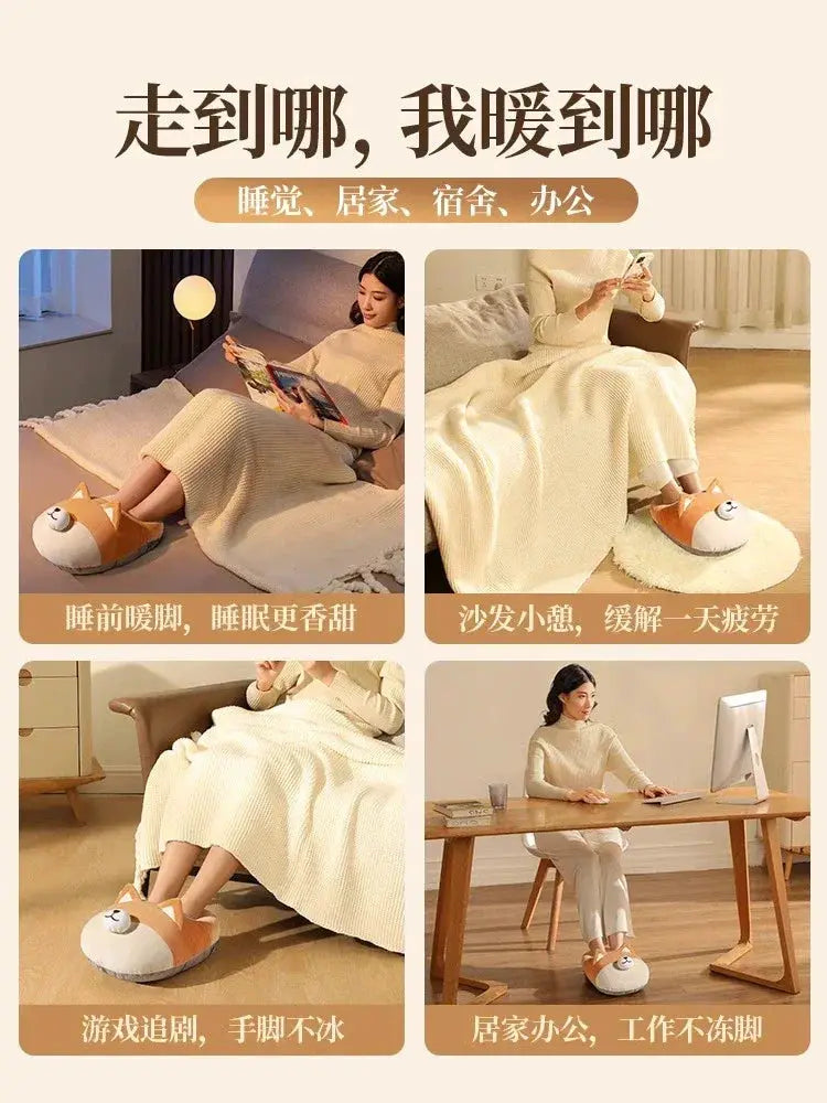 German Electric Foot Warmer Hot Water Bag for Cold Feet