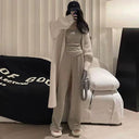 Early Spring Idle Style Cardigan Tube Top Versatile Essential