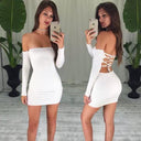Sleek Bandage Night Club Dress Turn Heads Shine Today