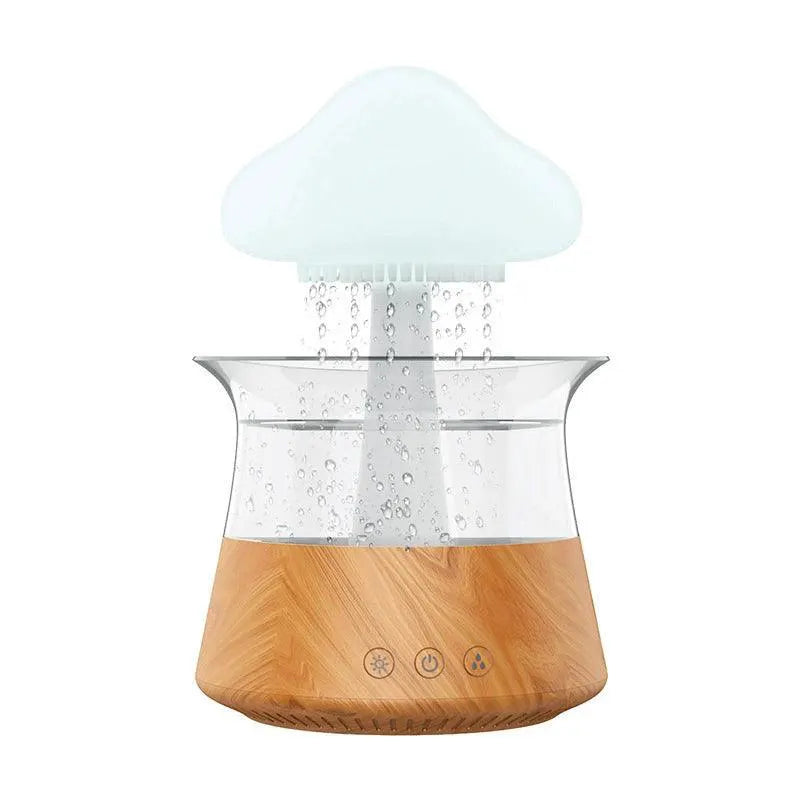 300ml Desktop Humidifier USB Cloud Rain Diffuser Night Light