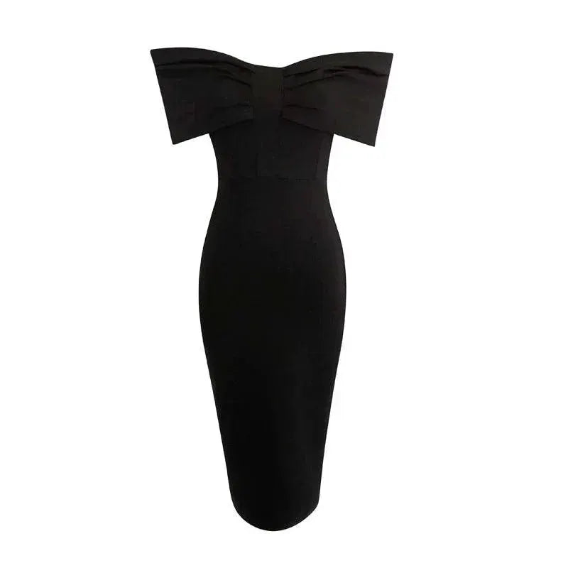 Slimming Tuxedo Dress For Elegant Eveningwear Style
