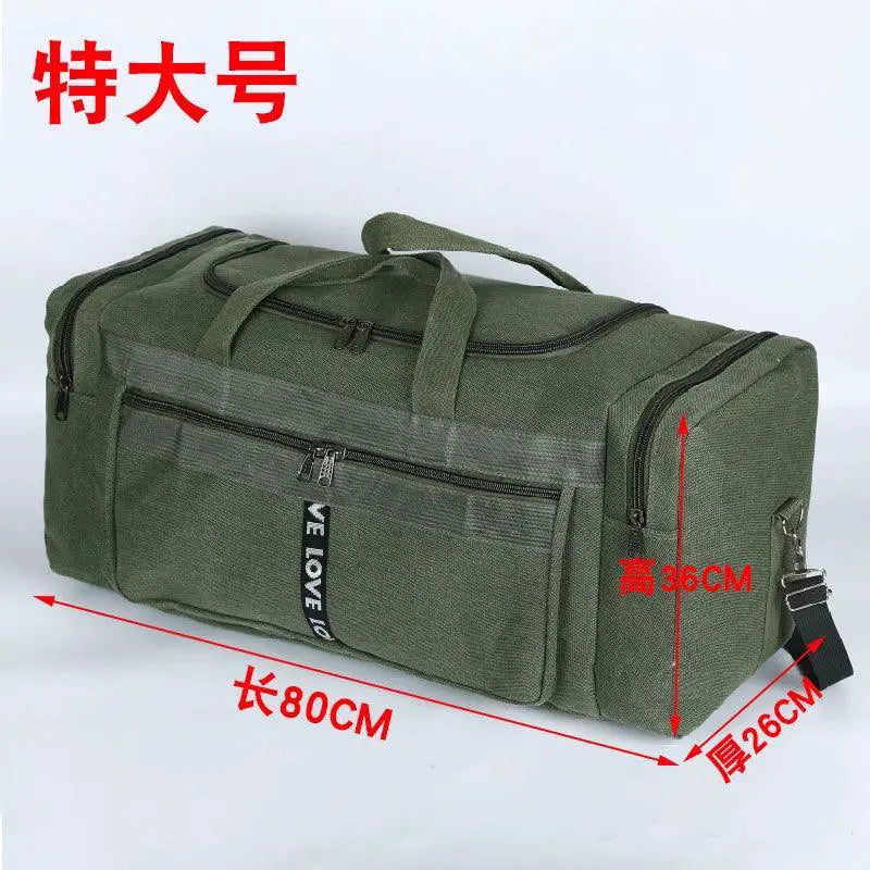Retro Satchel Canvas Shoulder Bag for Outdoor Workers