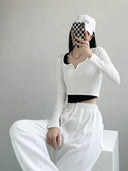 Retro Jazz Top Vintage Style Winter Blouse Street Fusion