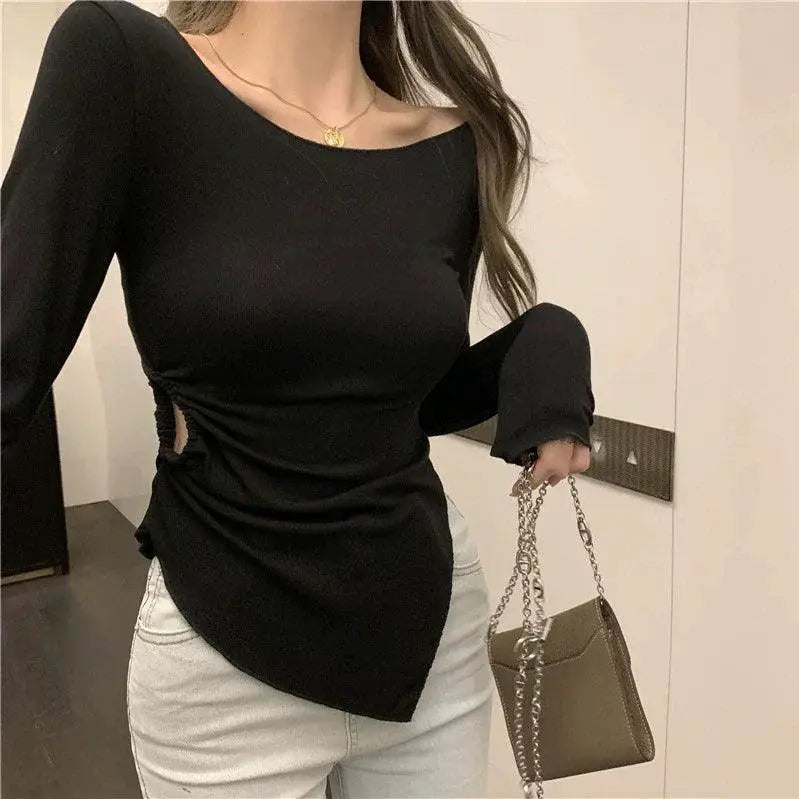 Stylish Irregular T Shirt For Winter Fashion Trend