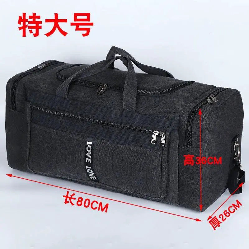 Retro Satchel Canvas Shoulder Bag for Outdoor Workers