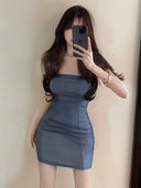 Gege's Allure Off-Shoulder High Waist Dress Chic Fashion
