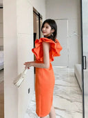 DollyTang Flattering Dress for Office