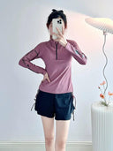 Sun-Protective Plus Size Swimsuit Set for Women Stylish