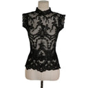 Lace Mesh Shirt For Women Elegant Summer