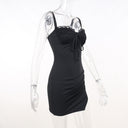 Strap Sexy V-Neck Lace Dress Fashion Suspenders Slim Fit