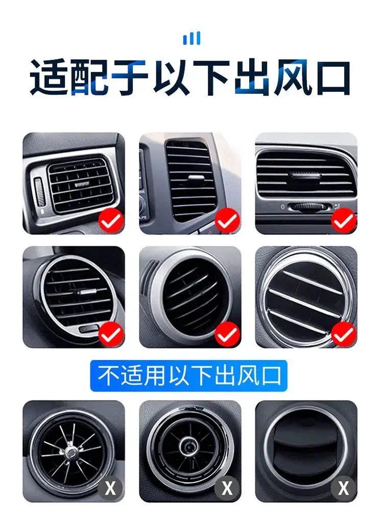 Car Magnetic Wireless Fast Charger And Phone Bracket Holder