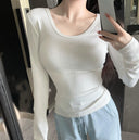 Jamais Creamy Feel Long-Sleeve Top Sustainable Chic Blouse