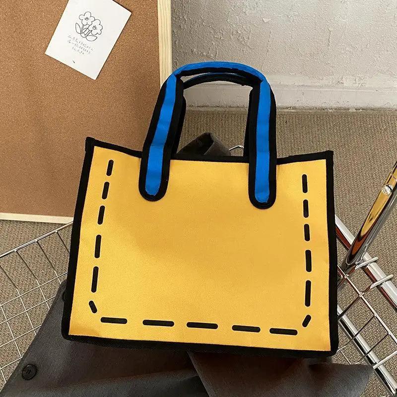 Japanese Style Canvas Shoulder Bag for Everyday Fashion