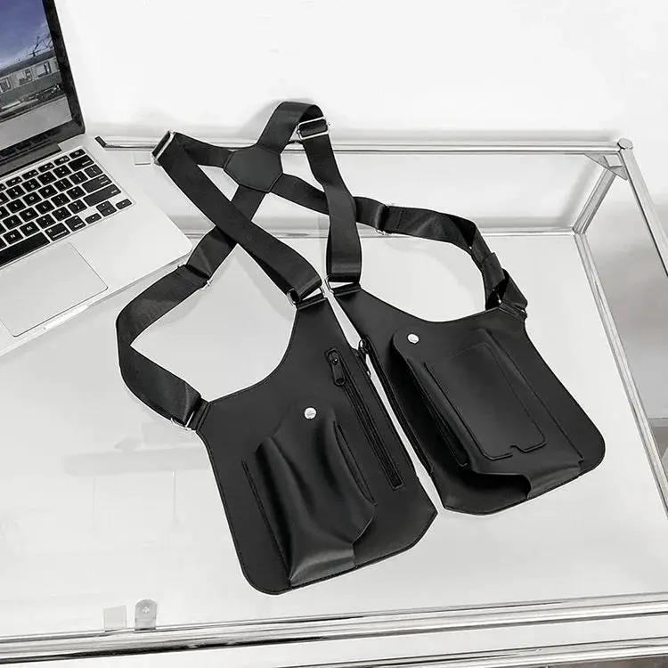 Cargo Hip Hop Vest Bag Unisex Chest Bag Outdoor Phone Bag - OurLum.com