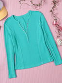 Fashion Spring Stylish Pure Color Bottoming Shirt Female