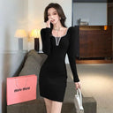 Winter Party Dress for Women Warmth