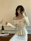 Flattering Off-Shoulder Sweater for Women