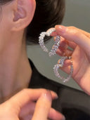 Light Extravagant Love Heart Women's Wheat Earrings Fancy