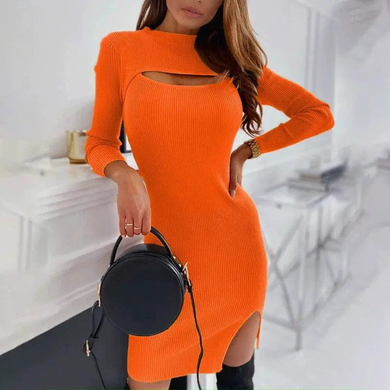 Spring Chic Cutout Womens Dress For Party And Casual Style