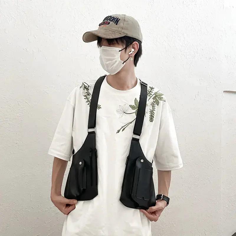 Cargo Hip Hop Vest Bag Unisex Chest Bag Outdoor Phone Bag - OurLum.com