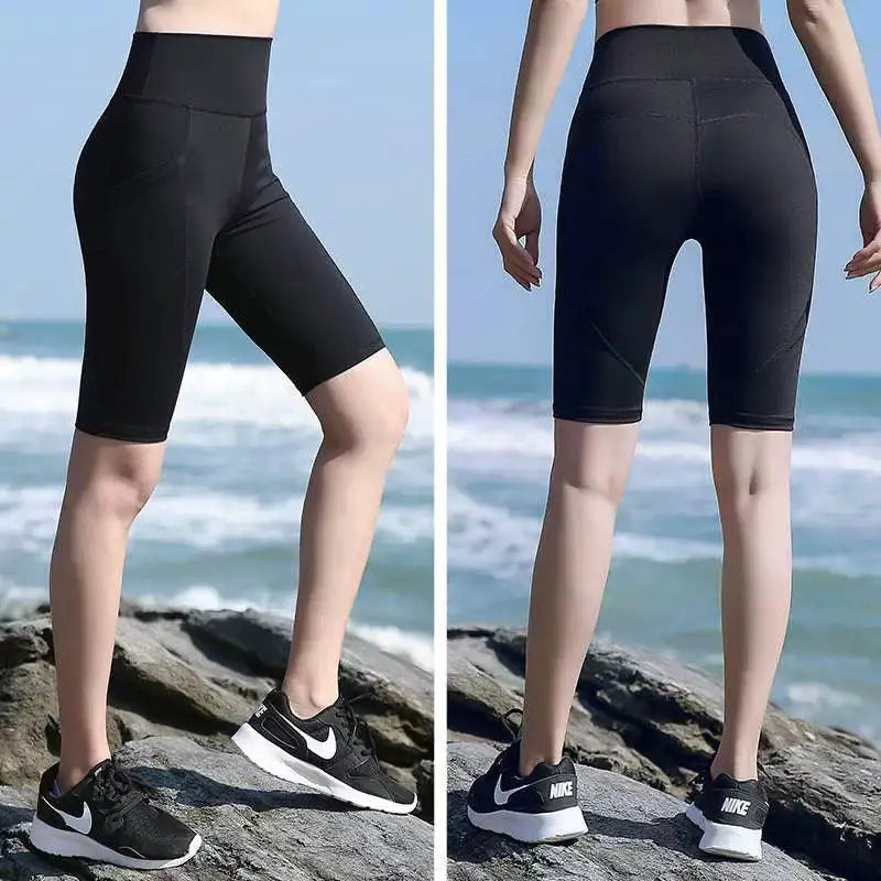 Curvy Women Workout Leggings Quick Dry Fitness Bottoms