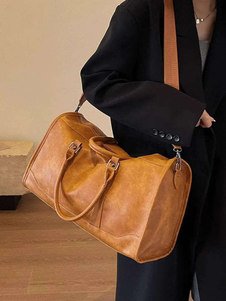 Retro Crossbody Bag for Travel and Business Women Texture