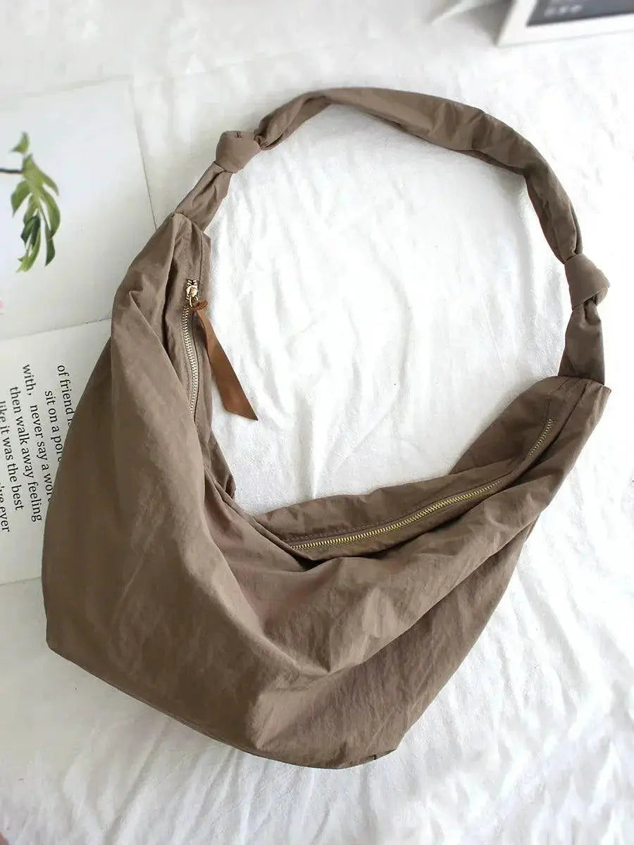 Autumn Vibe Water Dumpling Shoulder Bag Japanese Style Chic