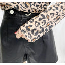 Leopard Top for Daywear Comfort