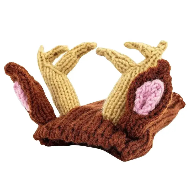 Pet Cartoon Zoo Cute Headgear Knitting Dog Cat Scarf Hat
