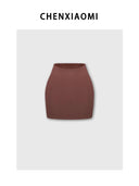Slimming Cotton Skirt for Fall Wardrobe
