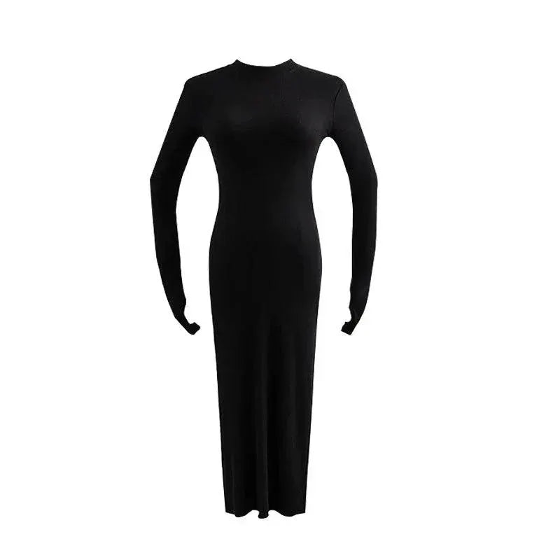 European Chic Sheath Dress For Modern Street Style Statement