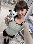 Comfy Wave Point Polka Dot Long Sleeves Shirt Stylish Commute