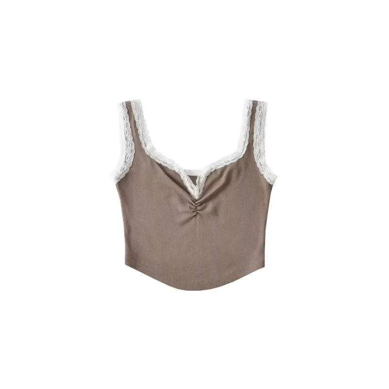 Retro Lace Tank Top Elevate Streetwear Style Today