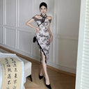 Luxurious Mesh Cheongsam Dress Sophisticated Elegant Choice