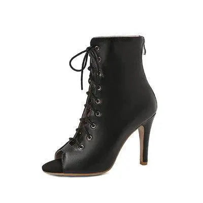 Jazz Stiletto Sandal Boots Summer Fashion Footwear