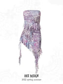Summer Beach Dress Tube Top for Women
