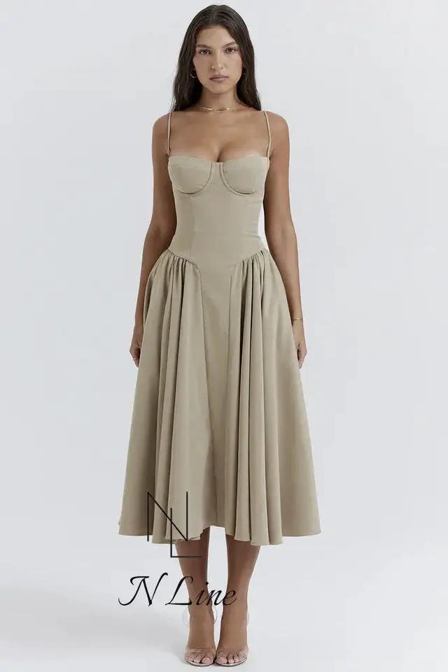 House of CB Fishbone Sundress 24 Fashion Direct Purchase - OurLum.com