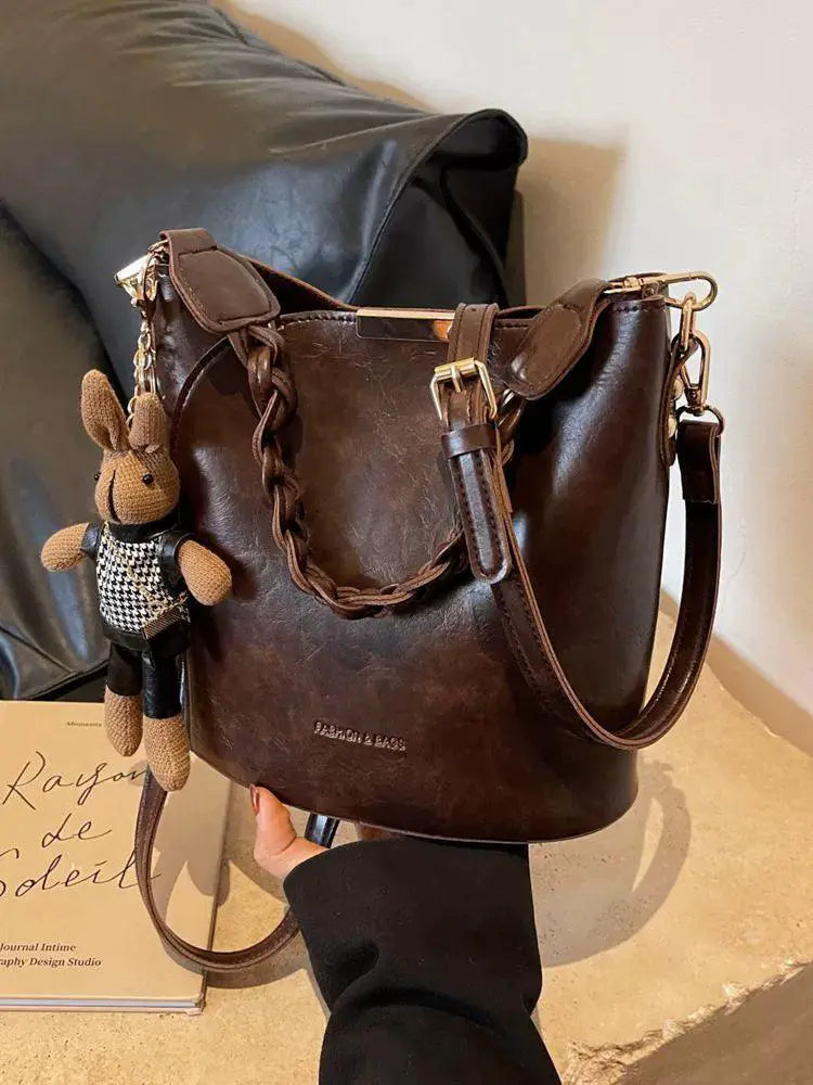 Vintage Barrel Style Women Crossbody Satchel Fashion Icon
