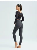 Yoga Pants Jiao Ma Algin Fabric High Waist Hip Raise