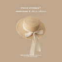 Straw Hat French Girls Travel Seaside Sunshade Lace Cap