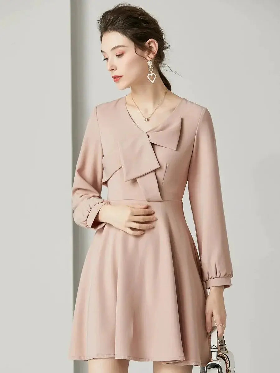 Lotus Pink Dress For Spring Fashion Elegance And Style Chic