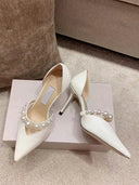 Song Qian Two Strap High Heel Shoes Fashion Forward Footwear