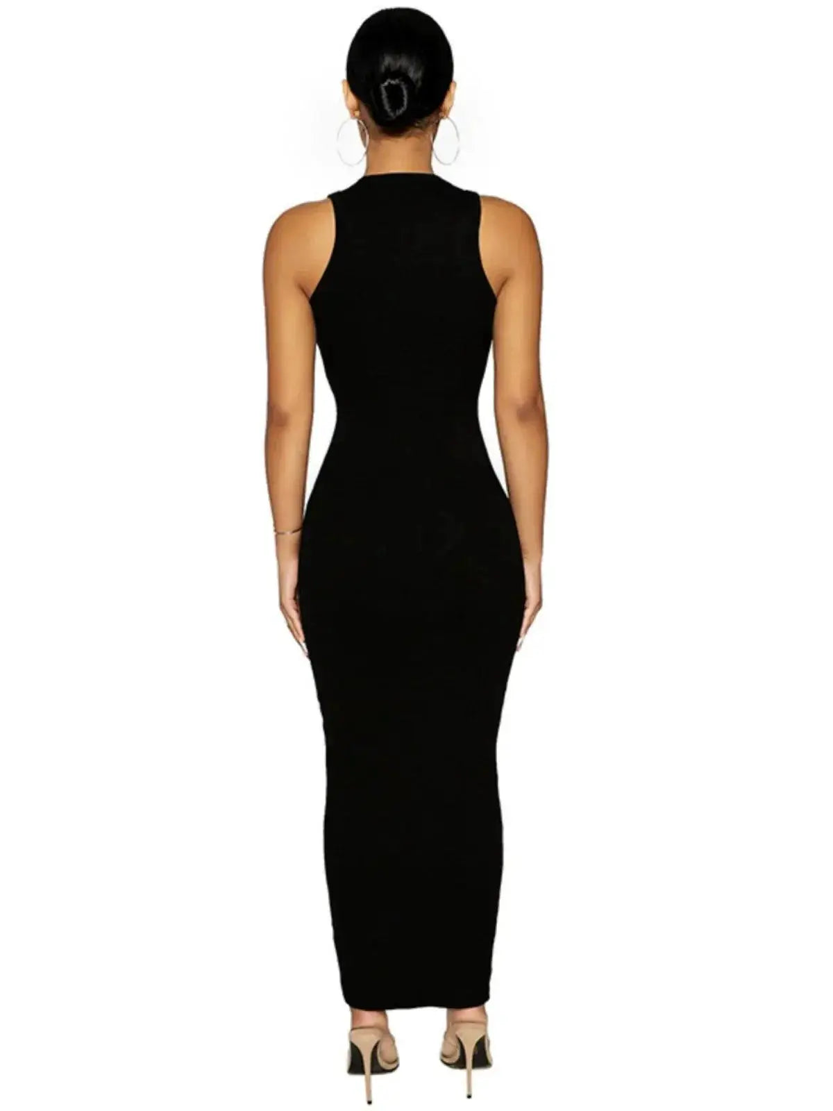 Ahagaga Elegant Sleeveless Maxi Dress for Chic Women