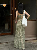 Summer Elegance Graceful French Sling Dress Shop Now