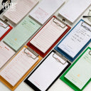 White Kraft Paper Splint Notepad Memo Note Series Mocard