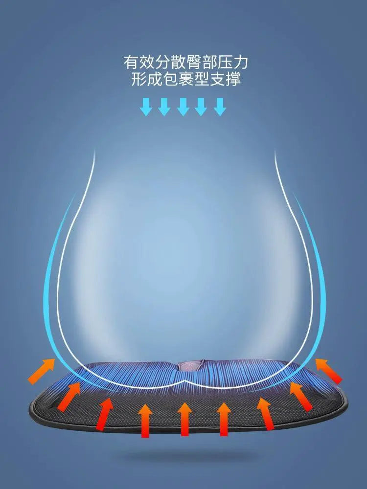 Car Seat Cooling Mat With Honeycomb Gel Pad For Summer