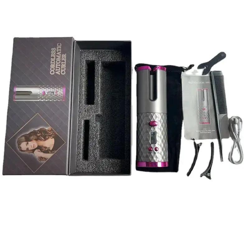 Wireless Hair Curler Cross Border Fully Automatic USB Curler - OurLum.com