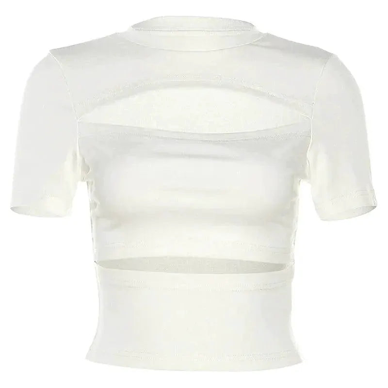 Weird Puss Sexy Hollow Design Street Style T Shirt