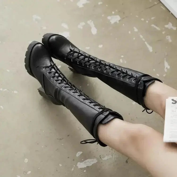 Chunky Heel Martin Boots For Trendsetting Fashion Online