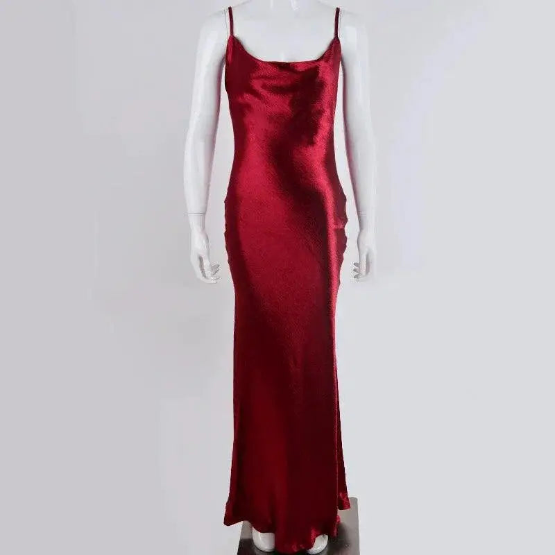 Backless Evening Dress Elegant Summer Fashion Style